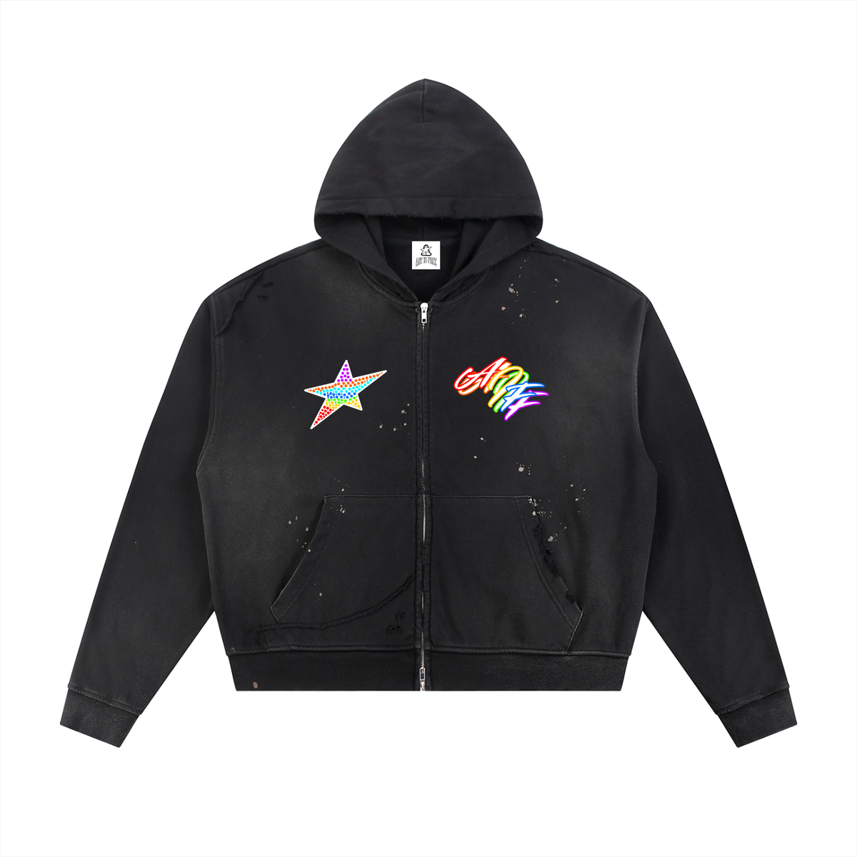SUPERPOWER ZIP UP | BLACK