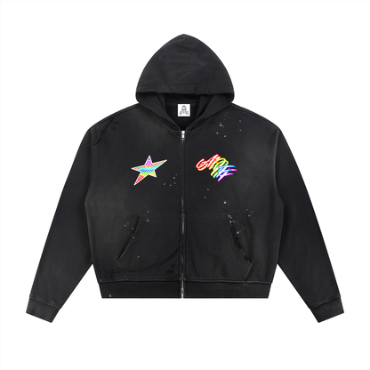 SUPERPOWER ZIP UP | BLACK