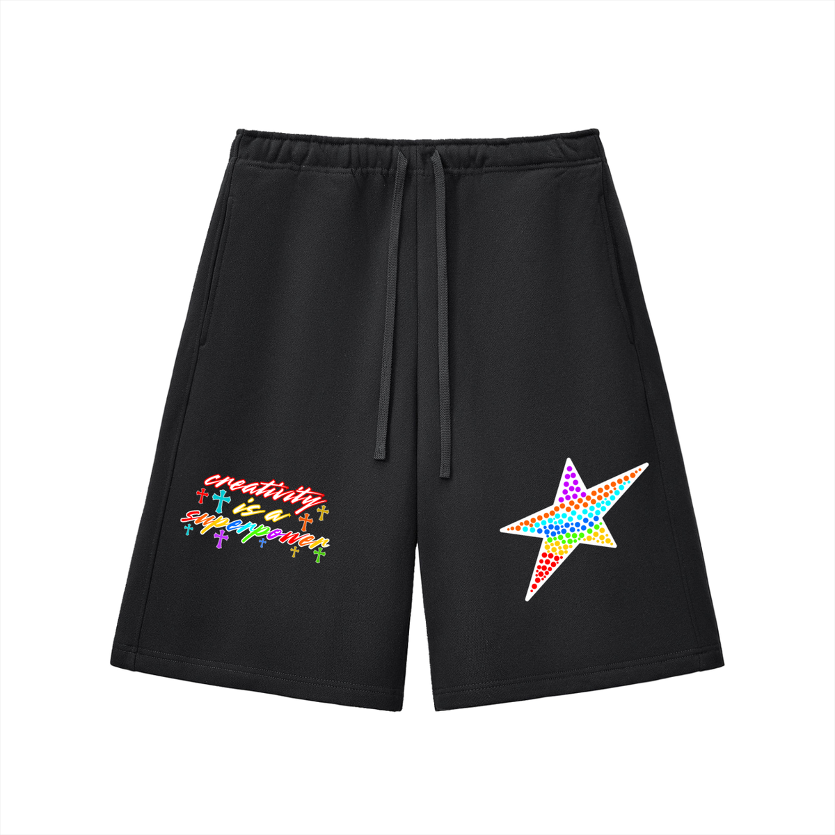 SUPERPOWER SHORTS | BLACK