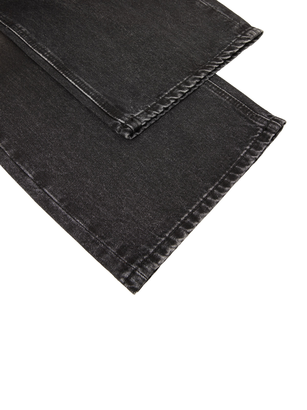 BLACK STRESSED JEANS