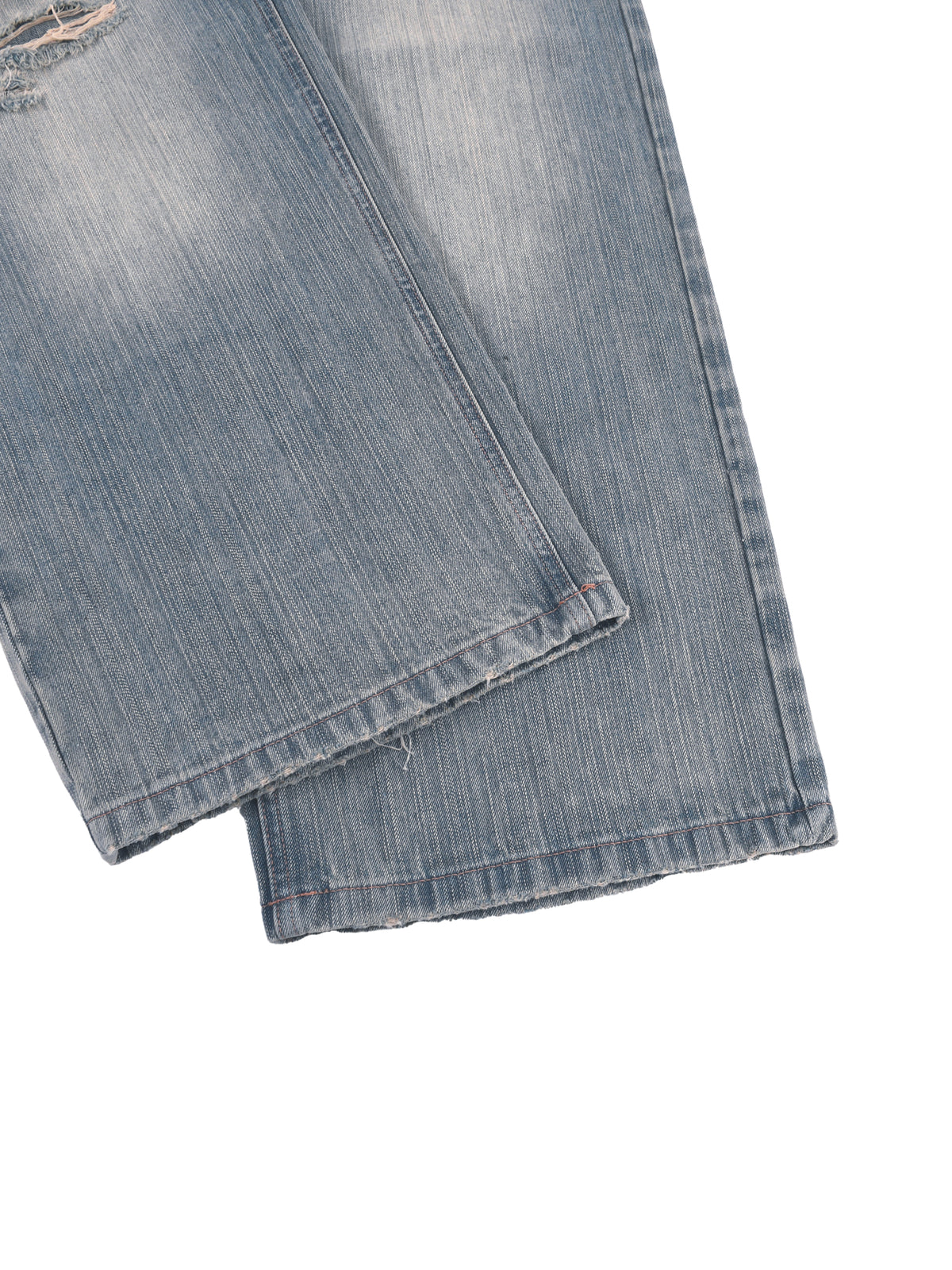 BLUE STRESSED JEANS
